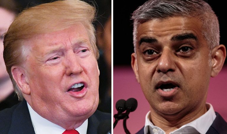 Președintele american șterge pe jos cu primarul Londrei după noile violențe din „Londonistanul lui Khan”   