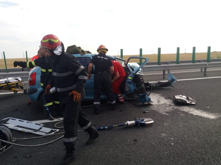 A sfarsit in drumul catre mare, intr-un cumplit accident pe A2