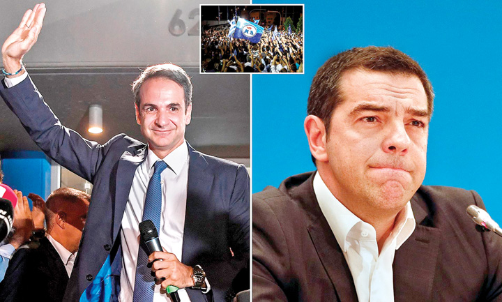 Grecia virează la dreapta