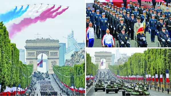Macron, de Ziua Franţei: între huiduieli şi armata spaţiului