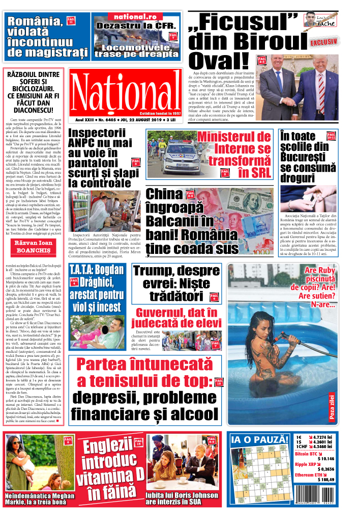 Editia tiparita 22 august 2019