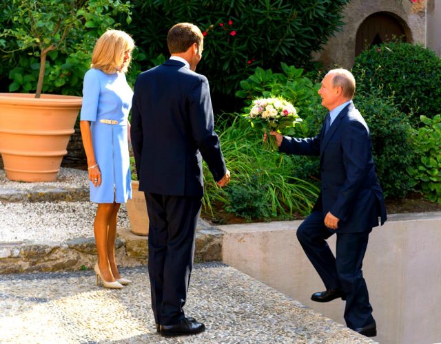 brigitte macron prima doamna a frantei sotia presedintelui emmanuel macron vladimir putin - Ziarul National