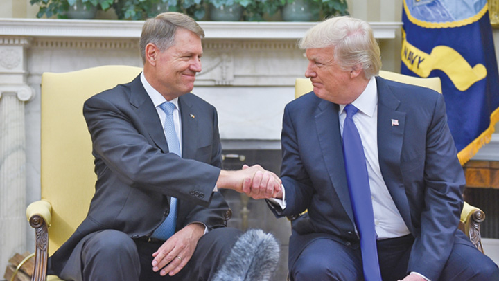 Klaus Iohannis și Donald Trump – face to face, marți, la Casa Albă