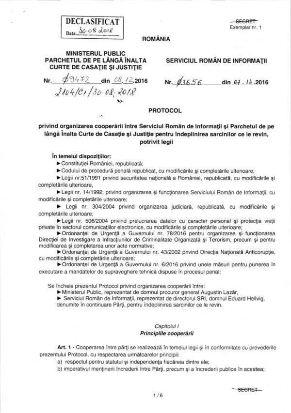 cap protocoale - Ziarul National