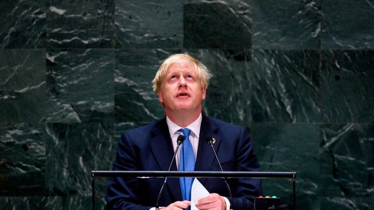 Boris Johnson, circar la ONU