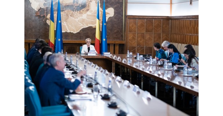 Dăncilă, de față cu miniștrii: Moțiunea nu are șanse. Guvernul își va continua activitatea