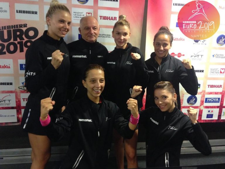 Echipa României, din nou campioană europeană la tenis de masă