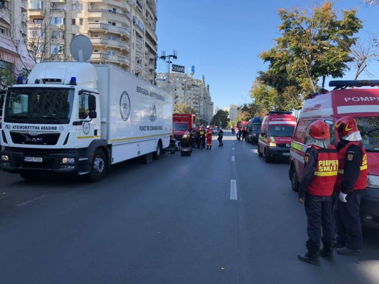 Exercițiu antitero la Ambasada Israelului din București