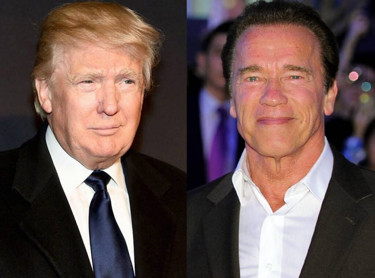 Încă una: Trump, amorezat de  Arnold Schwarzenegger