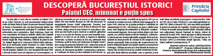 Palatul CEC, minunat e puțin spus