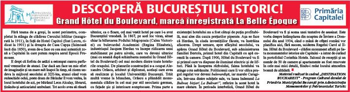Grand Hôtel du Boulevard, marcă înregistrată La Belle Époque