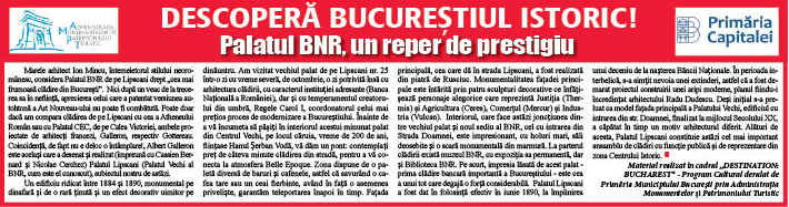 Palatul BNR, un reper de prestigiu