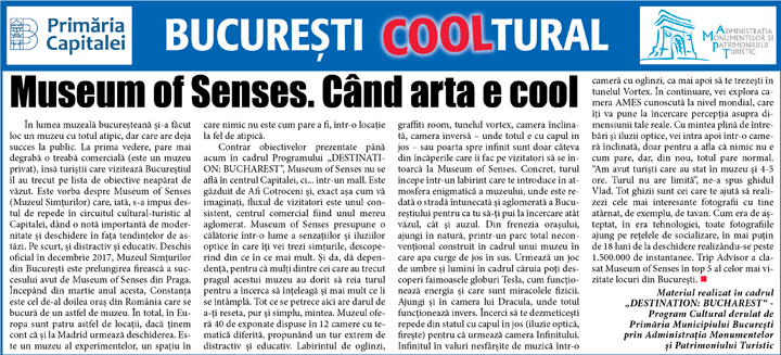 Museum of Senses. Când arta e cool