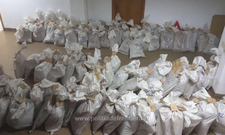 Captură uriașă de canabis, la Vama Giurgiu. PF: Ar valora circa 9.000.000 euro pe piața neagră