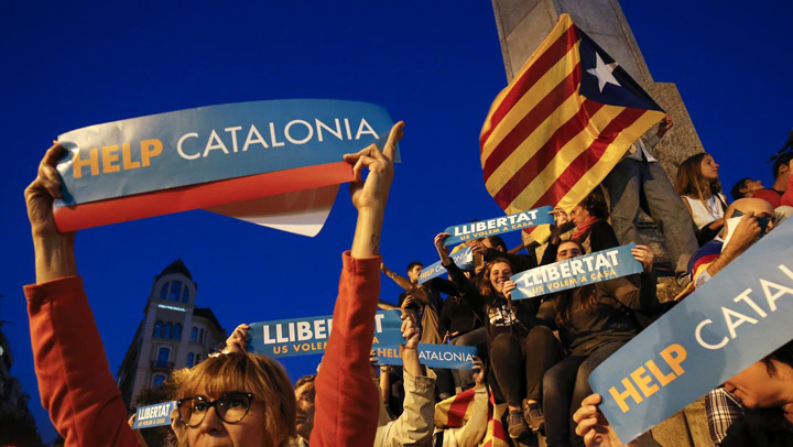 Puşcărie grea pentru separatiştii catalani