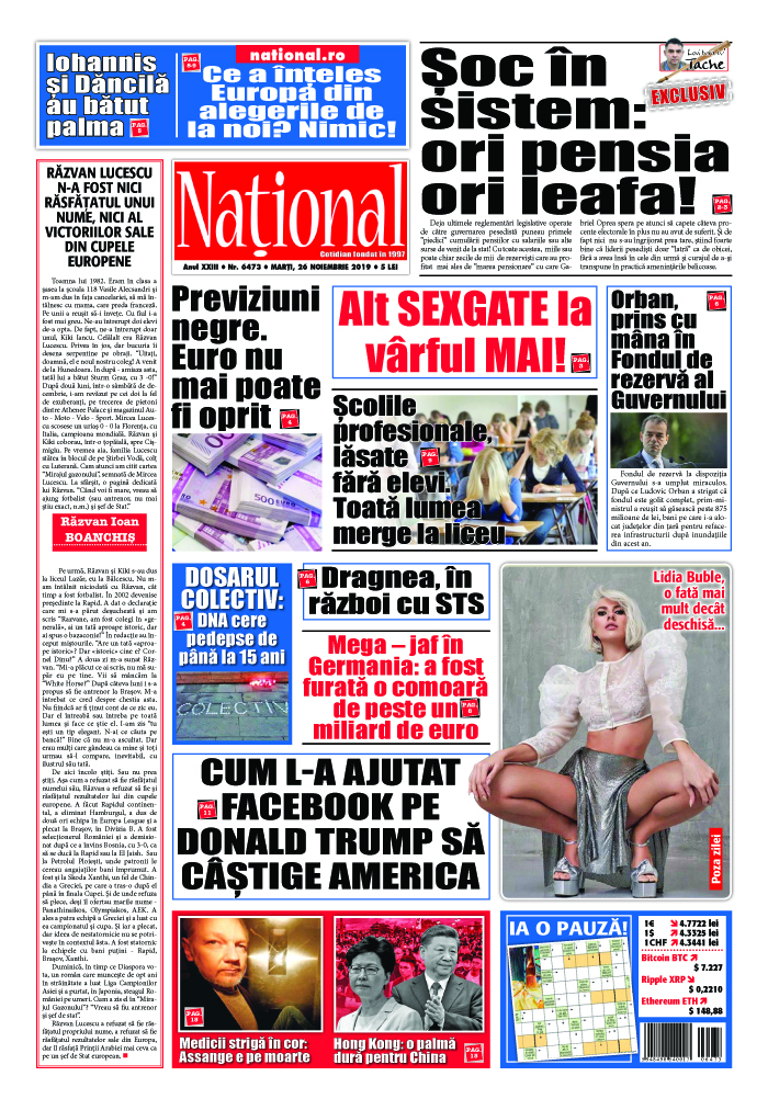 Editia tiparita 26 noiembrie 2019