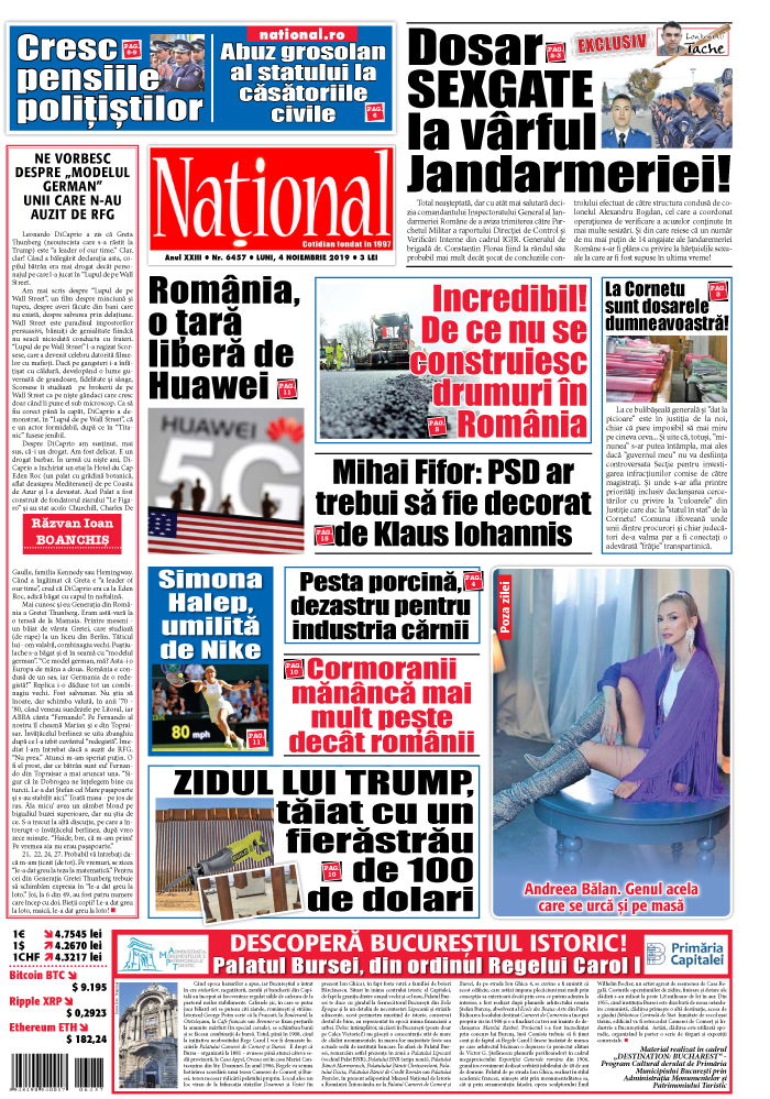 Editia tiparita 4 noiembrie 2019