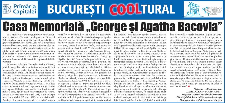 Casa Memorială „George şi Agatha Bacovia”