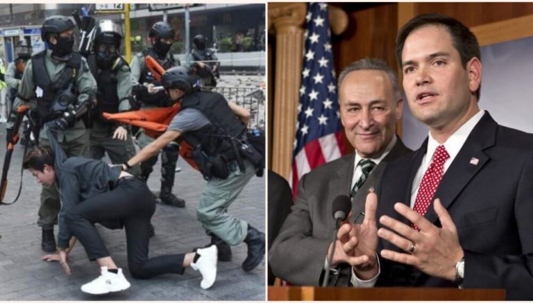 America sprijină protestatarii din Hong Kong