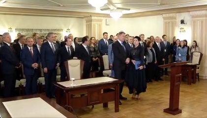 Iohannis, la CCR: Cinci ani am rămas permanent conectat la problemele reale ale societății