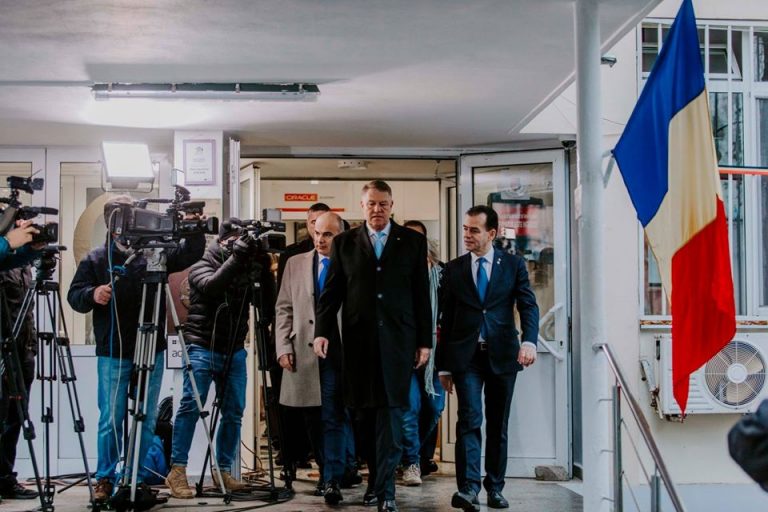Klaus Iohannis a ajuns la sediul PNL