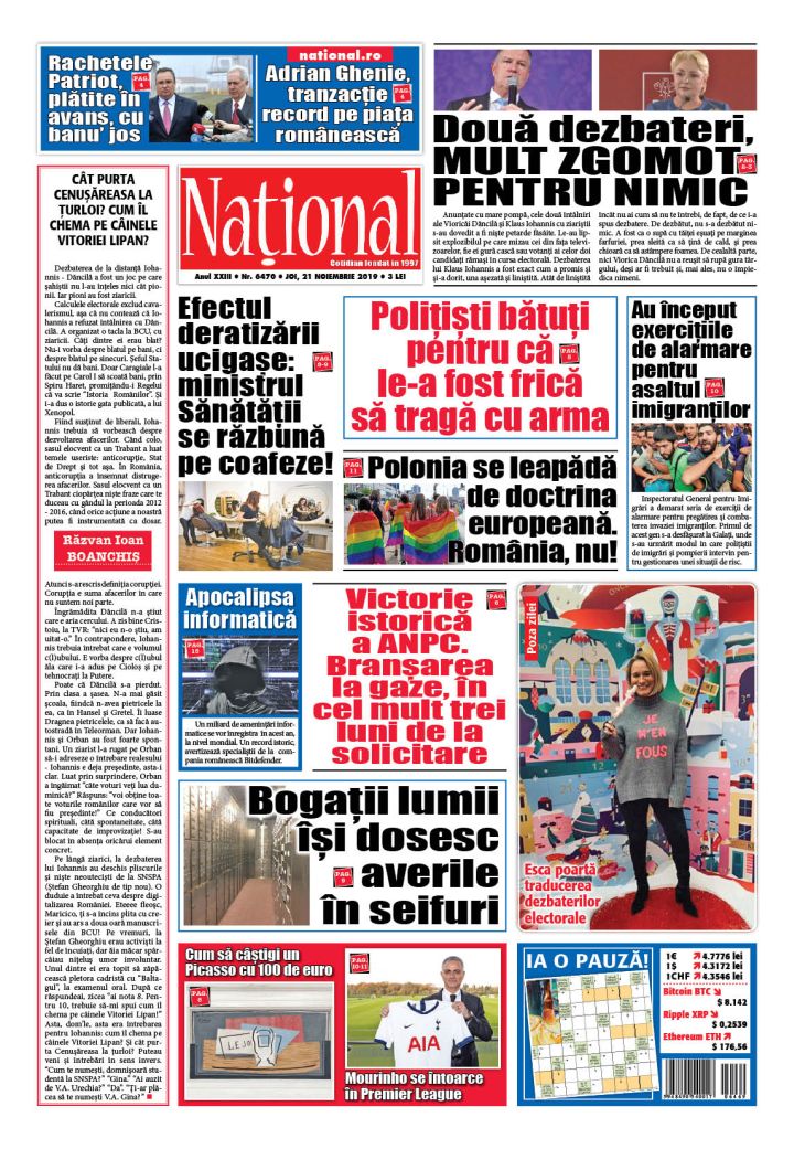 Ediția tipărită 21 noiembrie 2019
