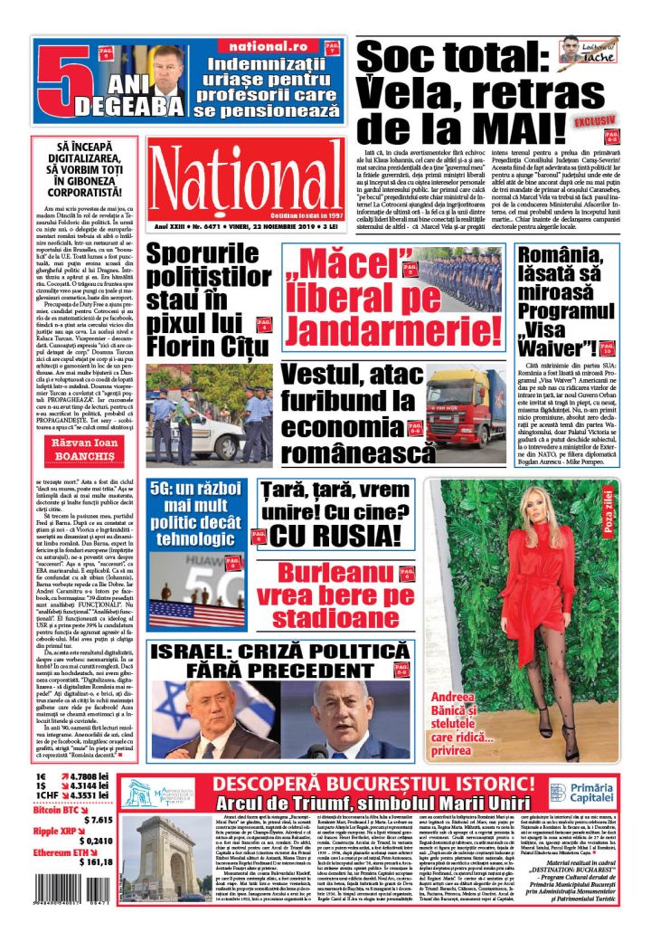 Ediția tipărită 22 noiembrie 2019