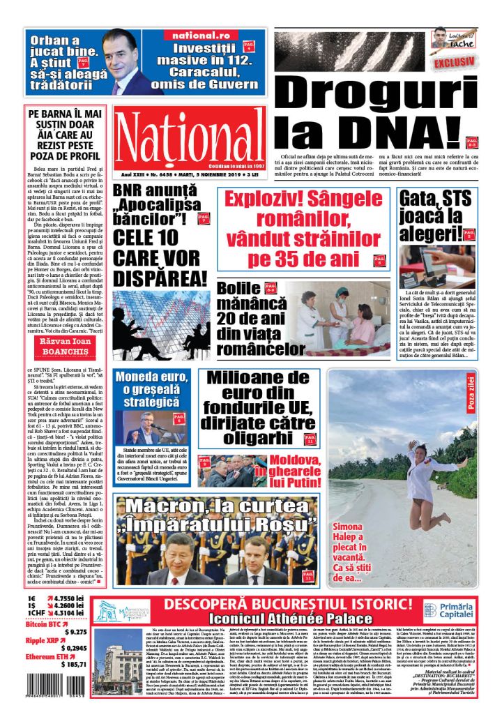 Ediția tipărită 5 noiembrie 2019