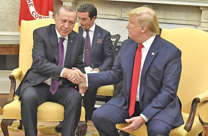 Trump şi Erdogan, tovarăşi împotriva lui Macron