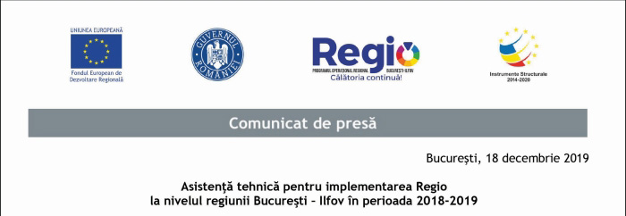 Asistenta tehnica pentru implementarea Regio la nivelul  regiunii Bucuresti – Ilfov in perioada 2018-2019