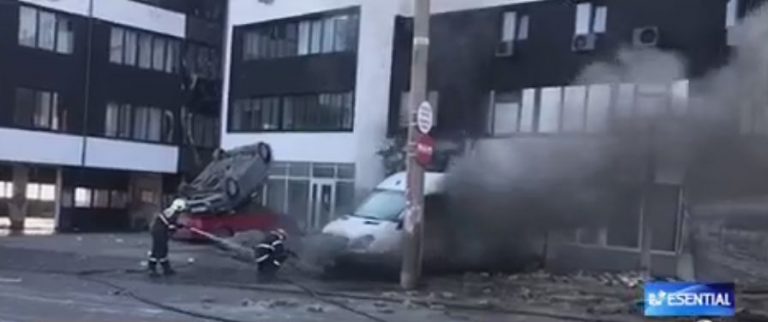 Explozie la o fostă benzinărie din Galați