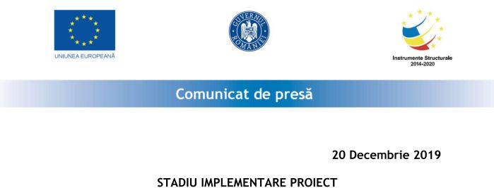 STADIU IMPLEMENTARE PROIECT  Optimizarea consumurilor de energie primară în cadrul CEMACON SA prin instalarea unei centrale de cogenerare de înaltă eficiență