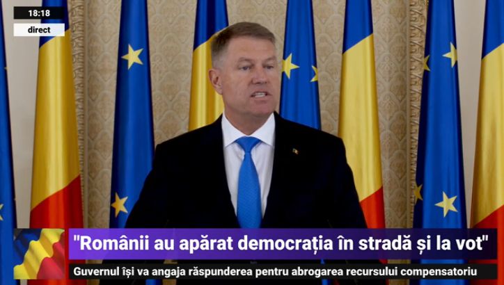 Iohannis, la recepția de 1 decembrie: Suntem responsabili, fiecare dintre noi, pentru soarta țării