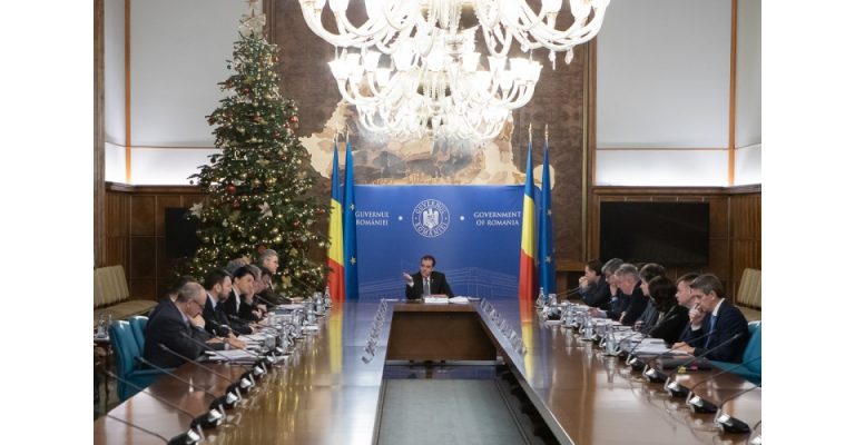 Guvernul se reuneşte în ultima şedinţă din 2019