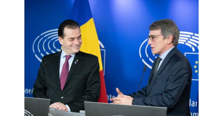 Întrevedere Sassoli- Orban: PE „sprijină din toată inima aderarea României la Schengen”