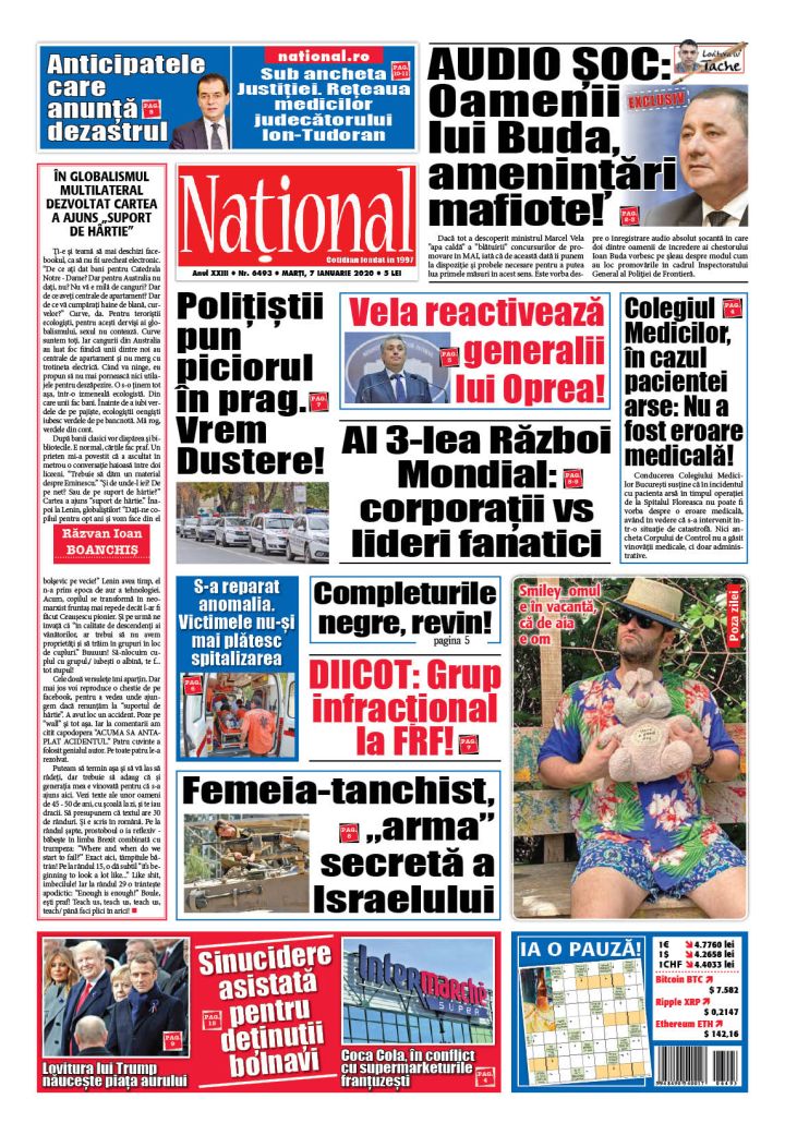 Ediția tipărită 7 ianuarie 2020