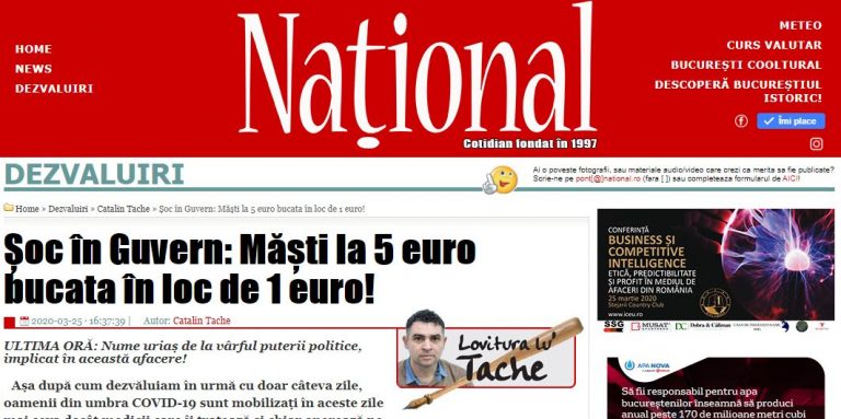 Orban anunță anchetă după dezvăluirile din Național privind achizițiile de echipament medical!