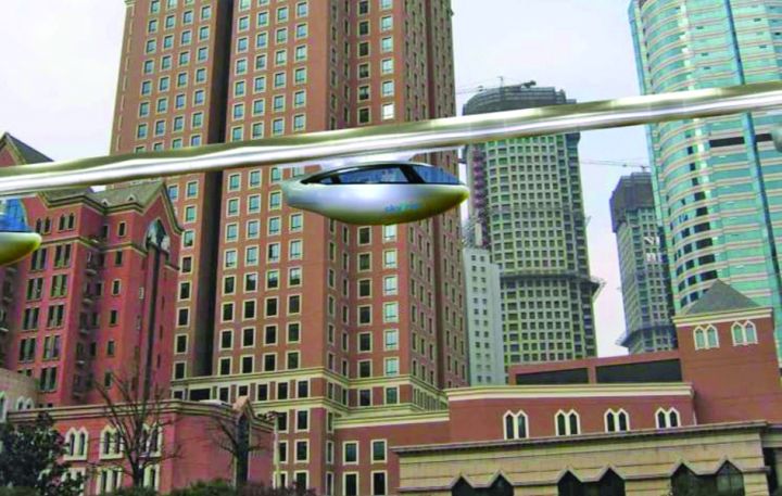 „Efectul Coandă”, aplicat în Dubai. Transport SF – vehicule aeriene pentru turiști!