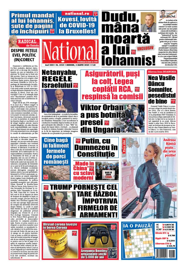 Ediția tipărită 4 martie 2020