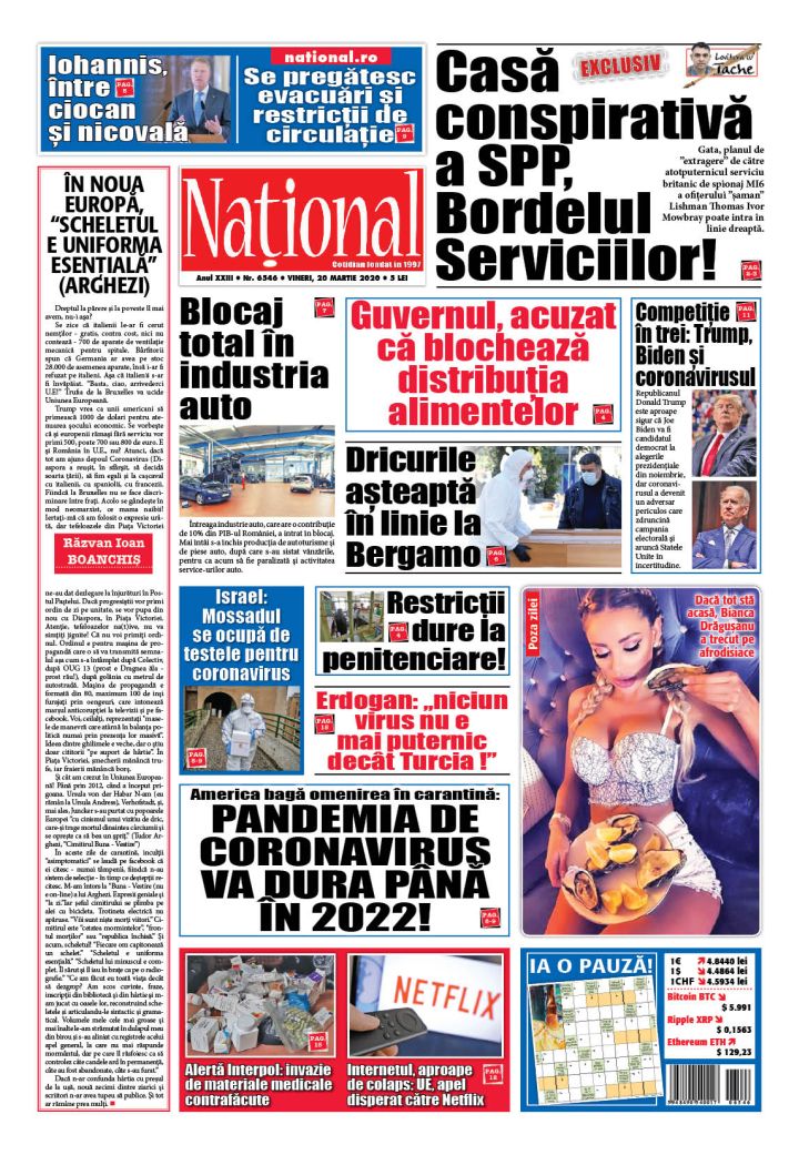 Ediția tipărită 20 martie 2020