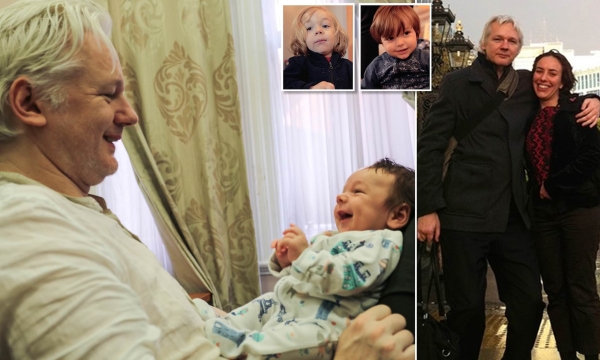 Julian Assange a făcut doi copii în ambasada Ecuadorului