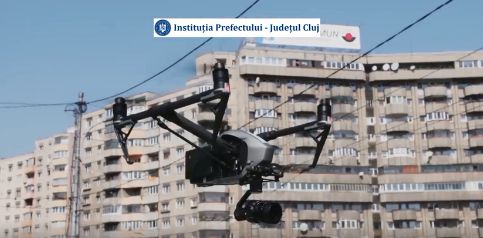 Clujenii, monitorizați de la înățime – cu drone (VIDEO)
