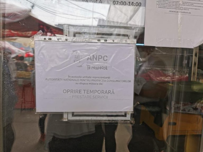 Piețele Gorjului și Titan 2 – Miniș, închise temporar de ANPC. S-au dat și amenzi