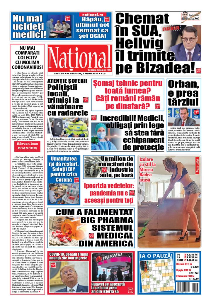 Ediția tipărită 2 aprilie 2020