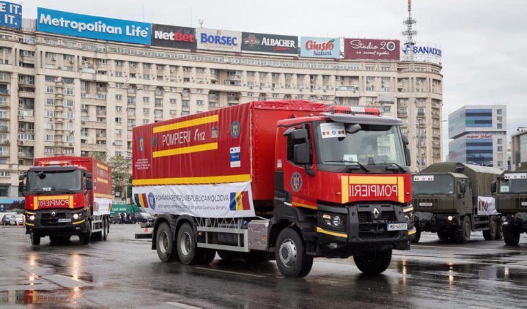 Convoiul cu echipamente sanitare oferite de România Republicii Moldova a pornit la drum. Orban, declarații (FOTO, VIDEO)