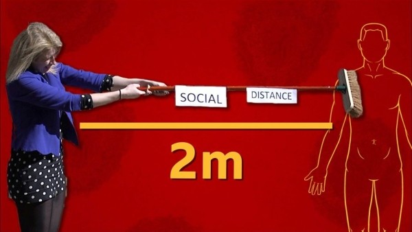 Distanțarea la doi metri nu e suficientă