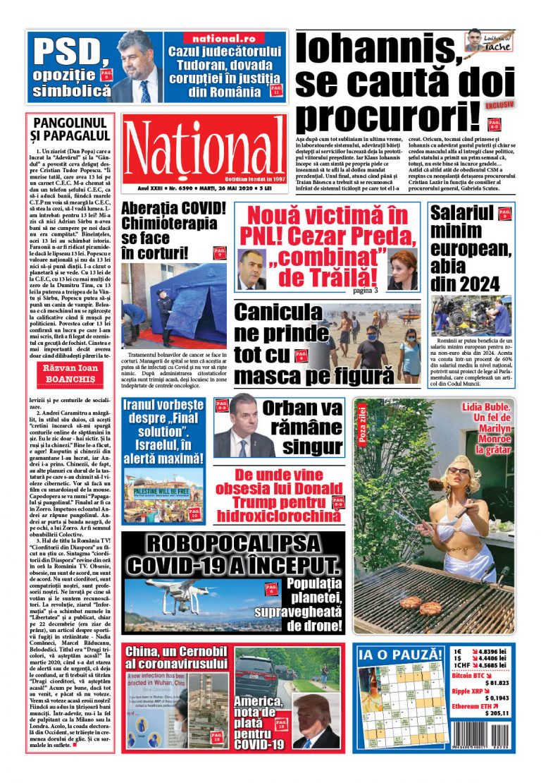Ediția tipărită 26 mai 2020