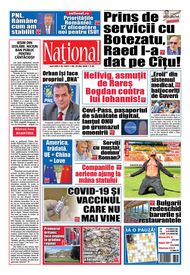 Ediția tipărită 28 mai 2020
