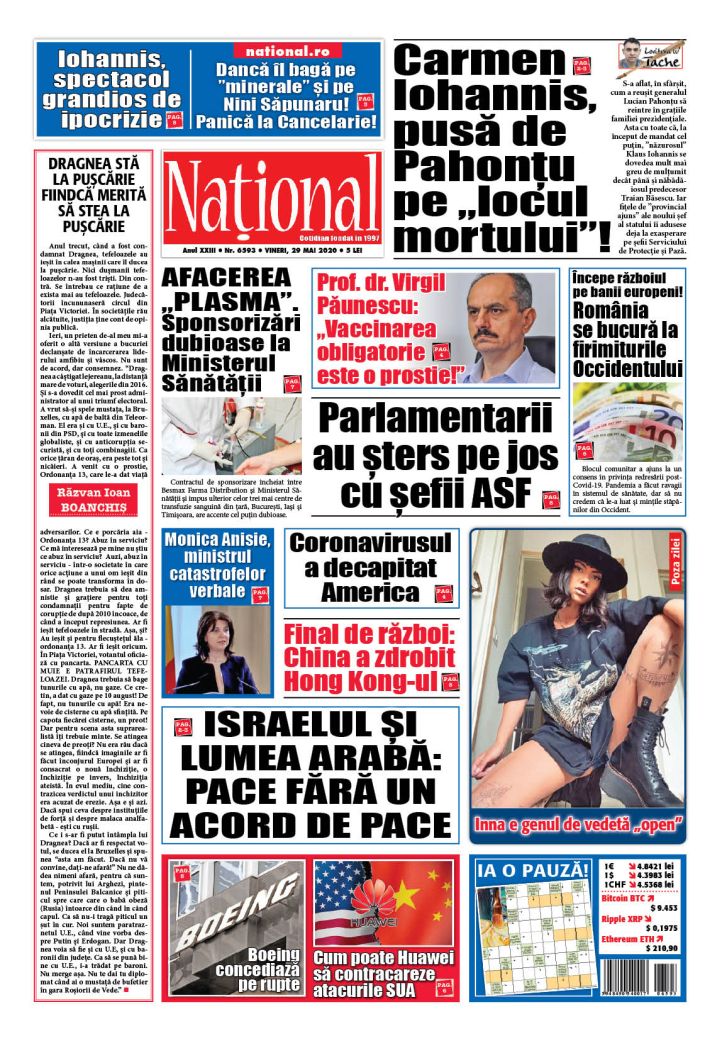 Ediția tipărită 29 mai 2020