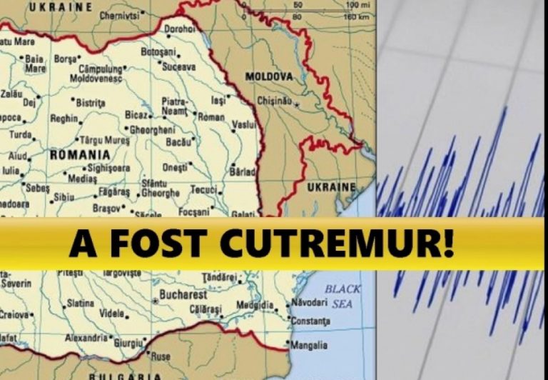 S-a cutremurat pământul. Unde s-a simțit seismul